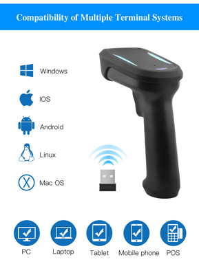 Сканнер штрих-кодов 2D с USB-кабелем с разрешением 640x480