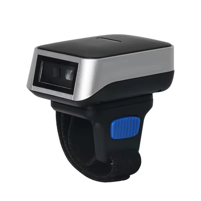 Мини 1D 2D CMOS беспроводный сканер штрих-кодов носимый Bluetooth Ring Finger QR-код сканер