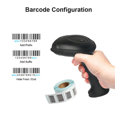 DYscan 1D Barcode Scanner USB 300 Scans/sec Handheld CMOS Reader