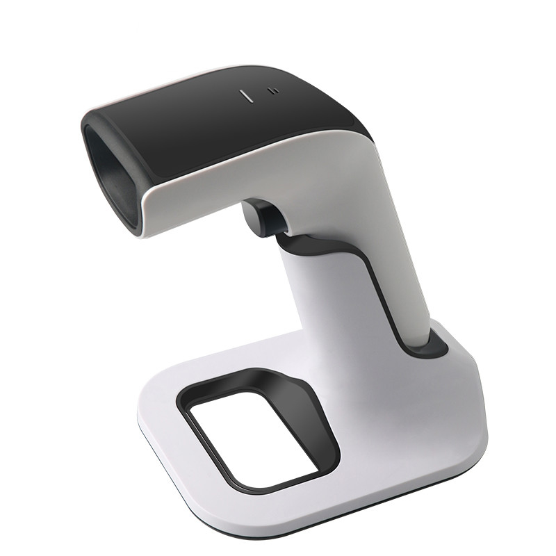 2D QR Barcode Reader Bluetooth беспроводной 2.4G сканер штрих-кода с батареей 2200 мАч